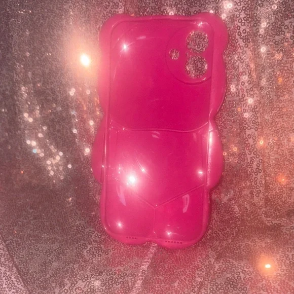 Pink Bear Phone 16plus Case - Picture 2 of 2